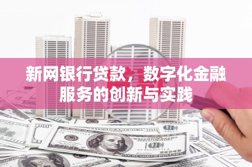 虎林新网银行贷款，数字化金融服务的创新与实践