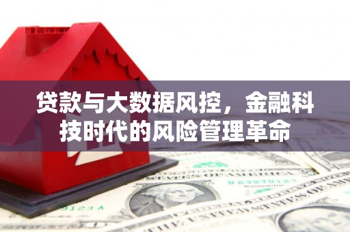 清流贷款与大数据风控，金融科技时代的风险管理革命