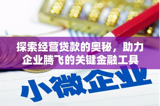 双滦探索经营贷款的奥秘，助力企业腾飞的关键金融工具