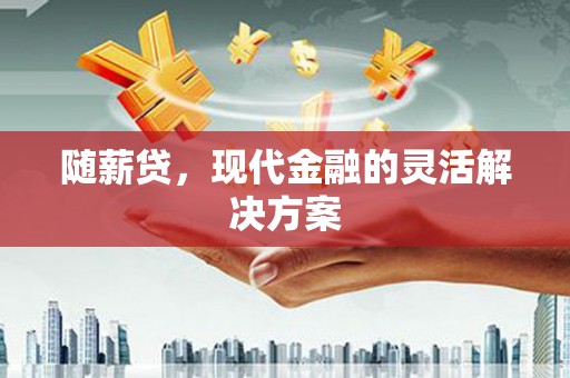 泾县随薪贷，现代金融的灵活解决方案