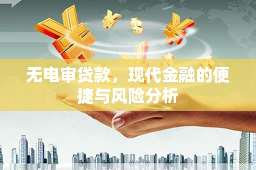 施秉无电审贷款，现代金融的便捷与风险分析