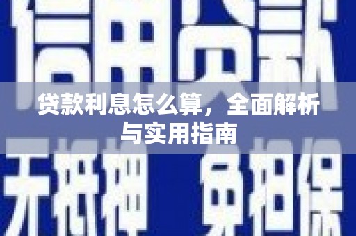 天等贷款利息怎么算，全面解析与实用指南