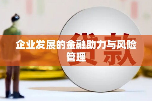 清水河企业发展的金融助力与风险管理