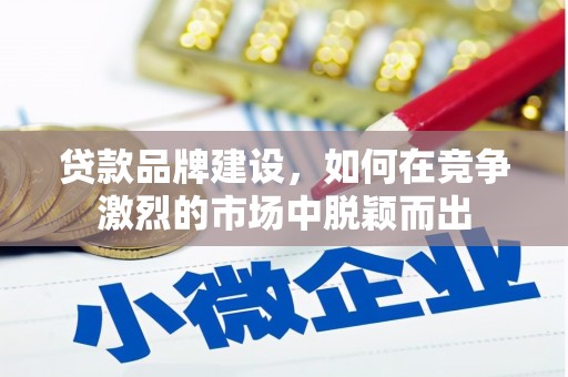 曾都贷款品牌建设，如何在竞争激烈的市场中脱颖而出