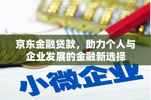 沙雅京东金融贷款，助力个人与企业发展的金融新选择