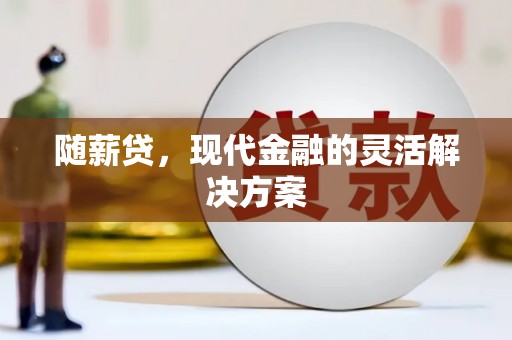 琼结随薪贷，现代金融的灵活解决方案