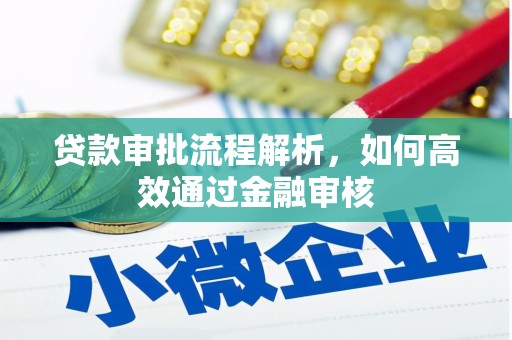 越城贷款审批流程解析，如何高效通过金融审核