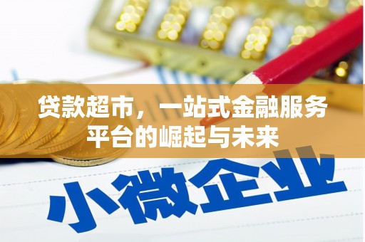 嵩县贷款超市，一站式金融服务平台的崛起与未来
