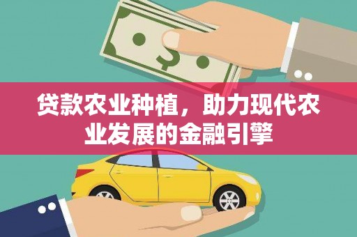 衡阳贷款农业种植，助力现代农业发展的金融引擎