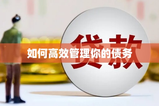 迎泽如何高效管理你的债务